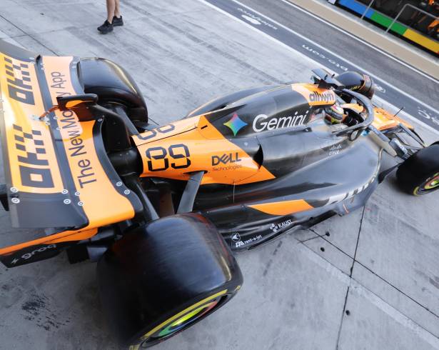 Pato O’Ward completó 127 vueltas y firmó el séptimo mejor tiempo del test en Yas Marina.