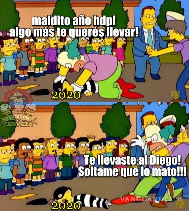 $!En redes sociales no perdonan; los memes de la muerte de Maradona