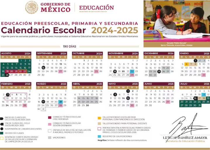 $!Noviembre 2024: Estos son los días de descanso OBLIGATORIO para preescolar, primaria y secundaria, de acuerdo con la SEP