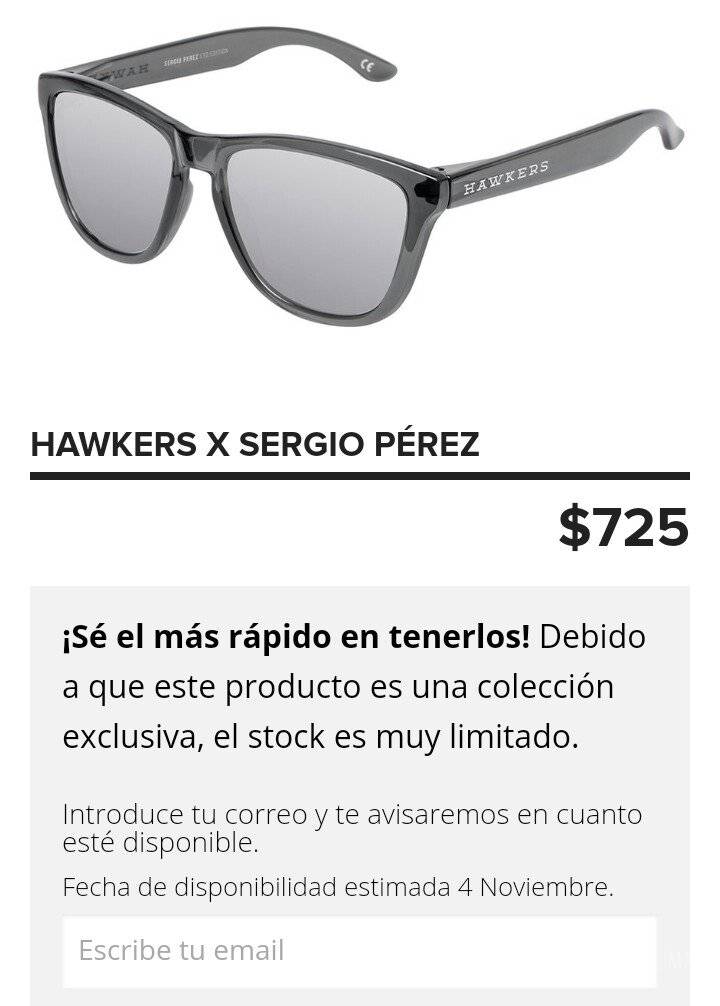 $!Compañía de lentes se burla de los mexicanos y 'Checo' Pérez rompe relación con ellos