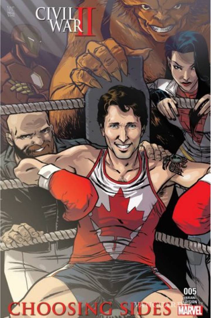$!Justin Trudeau se une a superhéroes
