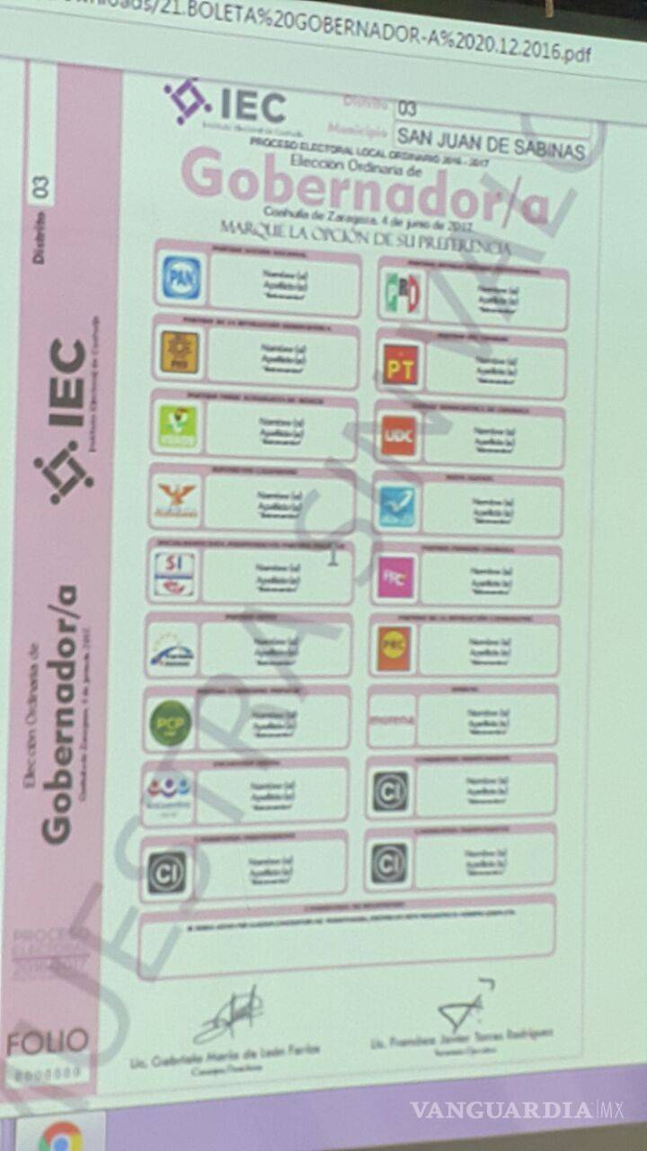 $!Coahuila vivirá una elección compleja el 4 de junio: INE