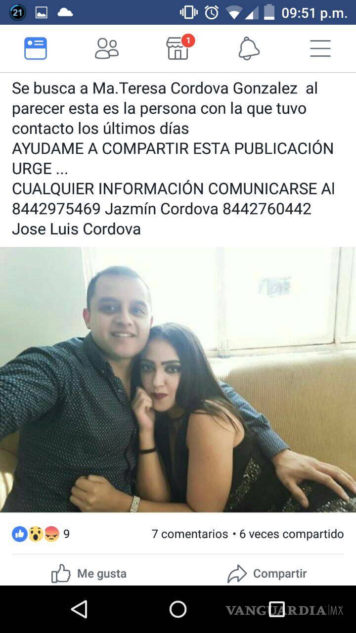 $!Padres de María Teresa, joven desaparecida en Saltillo, denuncian ante la Fiscalía