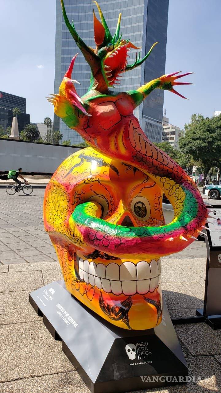 $!Invaden Mexicráneos el Paseo de la Reforma de la CDMX