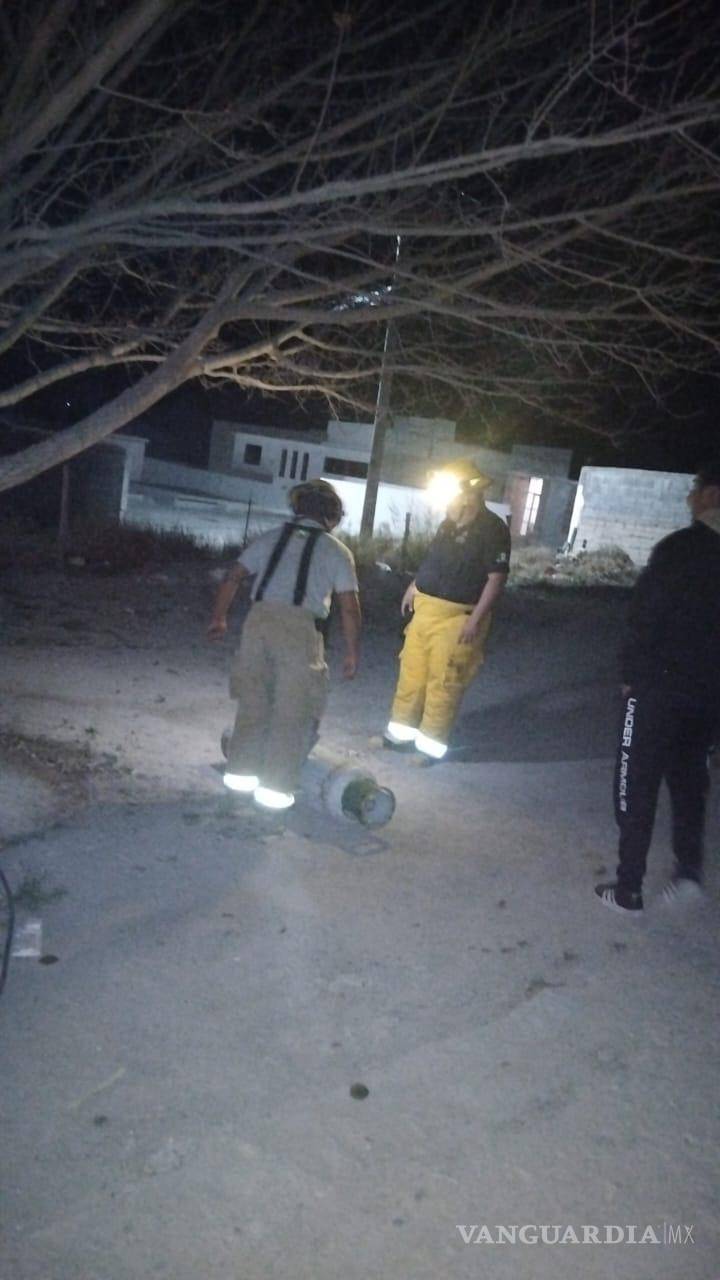 $!La válvula del tanque de gas presentaba óxido, lo que podría haber provocado el escape.