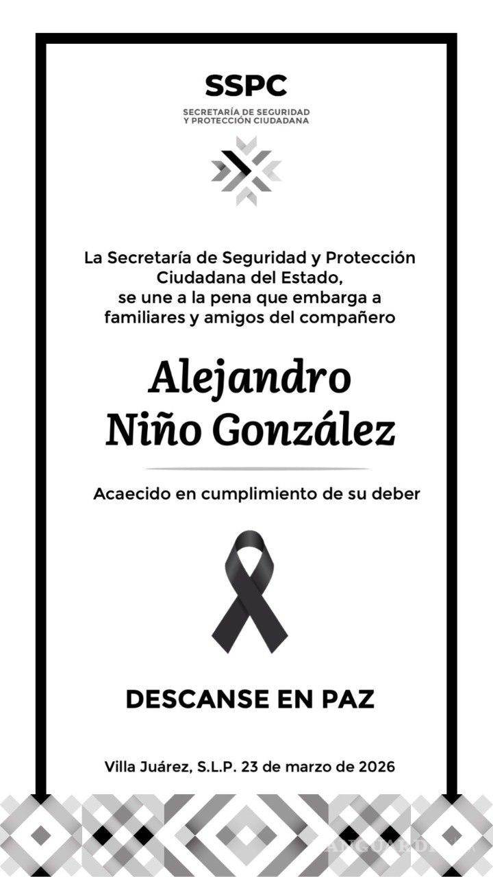 $!Asesinan a dos elementos de seguridad en Villa Juárez, San Luis Potosí