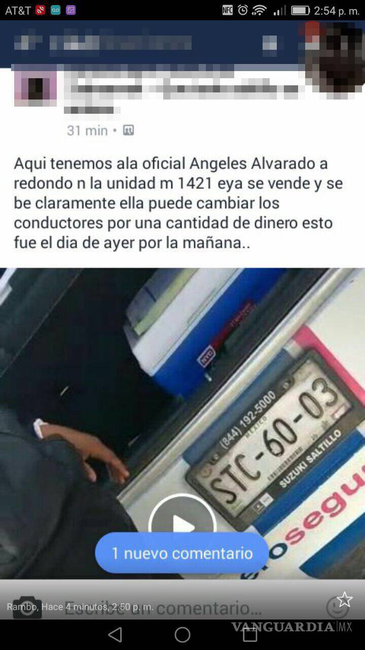 $!Supuesta policía acepta soborno en Saltillo