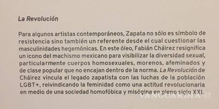 $!Zapata: arte fallido, la falsa dicotomía