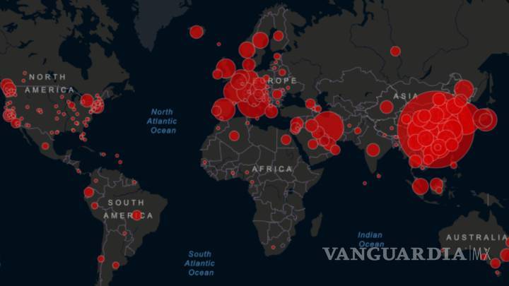 Revisa los casos de coronavirus confirmados en tiempo real