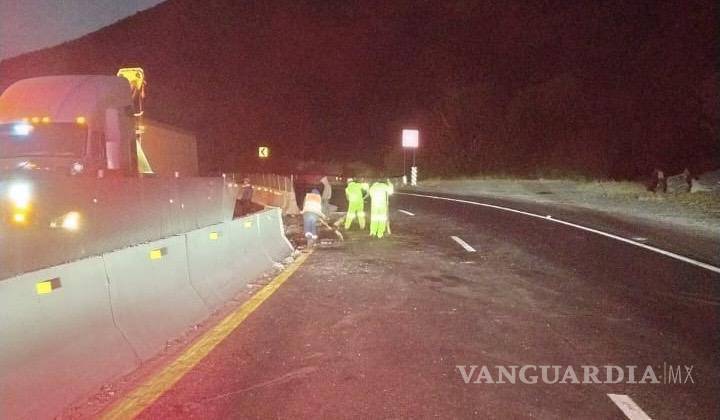 $!El choque provocó afectaciones temporales al tránsito en el tramo Los Chorros.