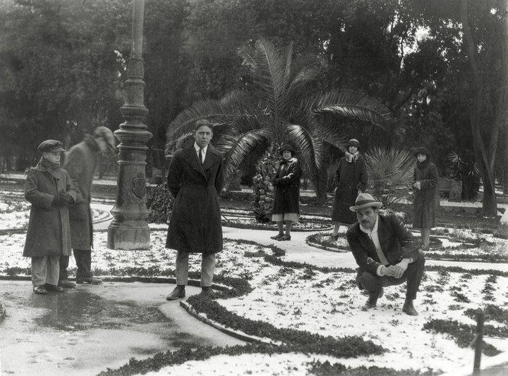 $!Se trata de la Alameda. El año es 1924. La imagen se puede consultar en el libro “Carmona. Fotógrafo de lo nuestro”. También forma parte de la fototeca del Archivo Municipal de Saltillo.