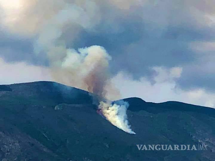 Se reactiva incendio en la sierra de Parras de la Fuente