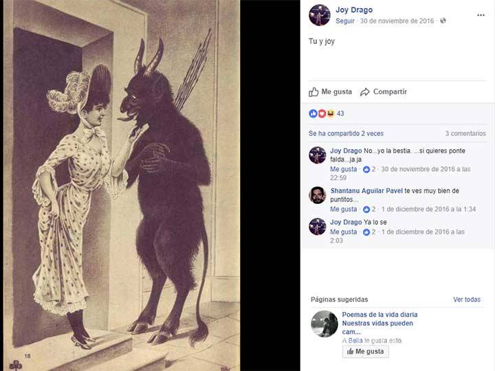 $!Esto es lo que el 'Mata Novias' compartía en su Facebook