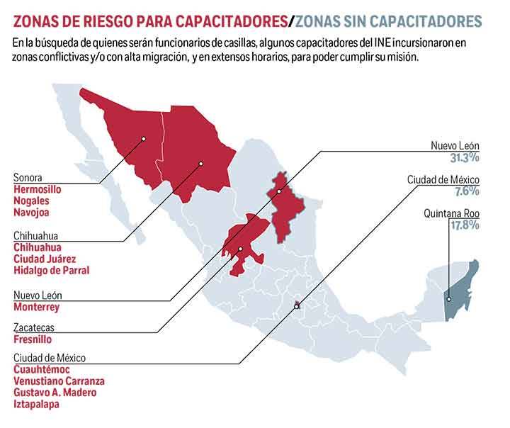 $!Elección, ante ocho amenazas; conflictos sociales y crimen organizado, entre los focos rojos