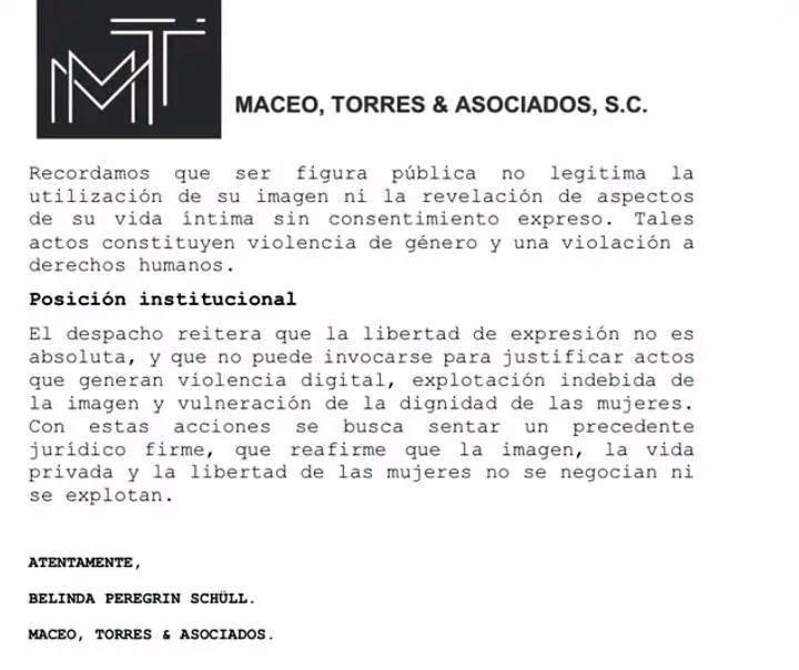 $!Belinda obtiene medidas de protección contra Lupillo Rivera tras querella por violencia digital y mediática