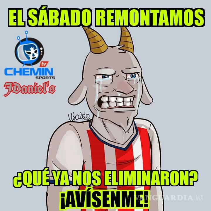 $!Los memes de la derrota de las Chivas en la Copa MX