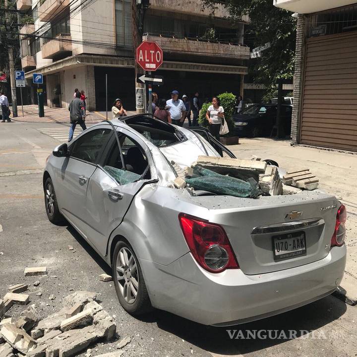 $!Fotos del desastre que dejó el sismo en la Ciudad de México