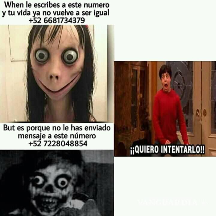 $!'Momo', el número siniestro de WhatsApp y la perturbadora imagen de la que todos hablan