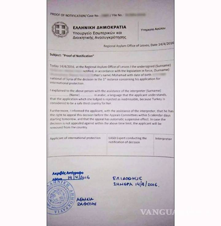 $!Así rechaza Europa a los refugiados sirios