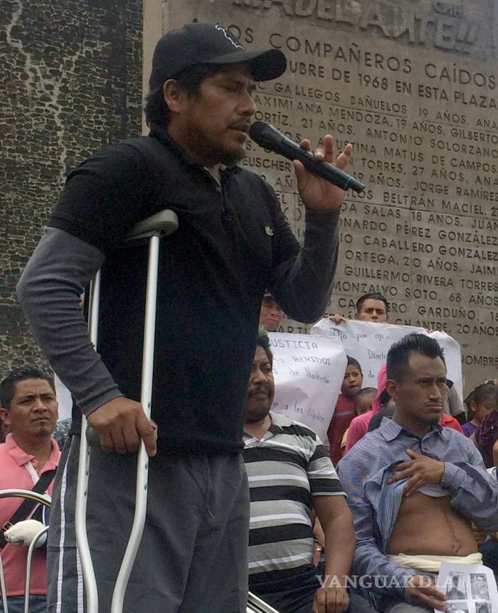 $!“Un balazo me afectó el bazo, el hígado, el pulmón izquierdo y el riñón”: Heridos de Nochixtlán