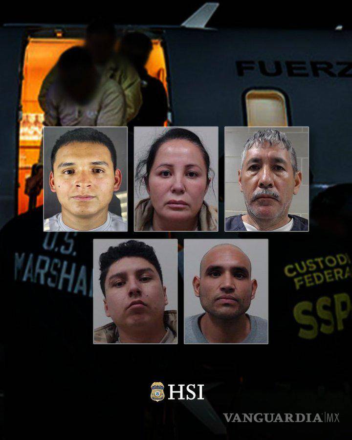 $!5 capos enviados de México a EU son investigados por ICE; tendrían nexos al CJNG y Cártel de Sinaloa