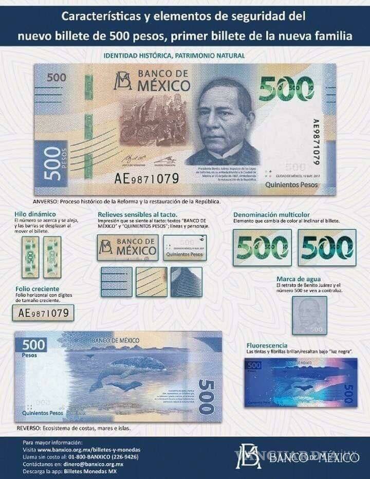 $!Los 500 pesos más virales; billetes que no fueron, pero que muchos soñaron