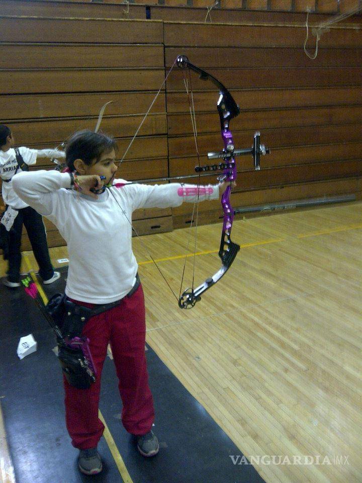 $!Ana Paula cuando empezaba a practicar el deporte.