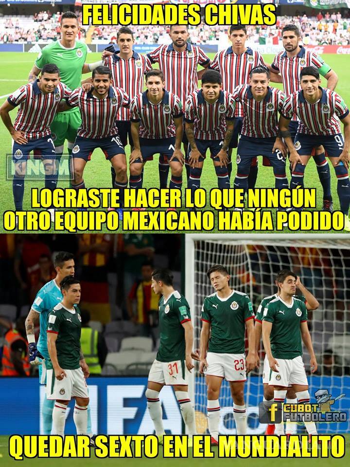 $!Los memes del fracaso de Chivas en el Mundial de Clubes