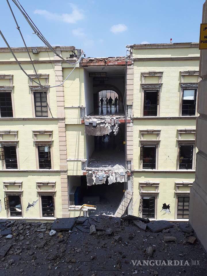 $!Fotos del desastre que dejó el sismo en la Ciudad de México