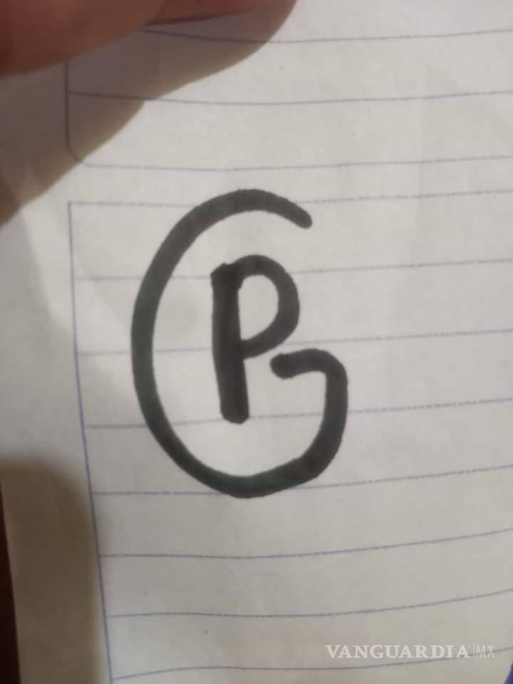 $!“Pinto” lleva las iniciales plasmadas.