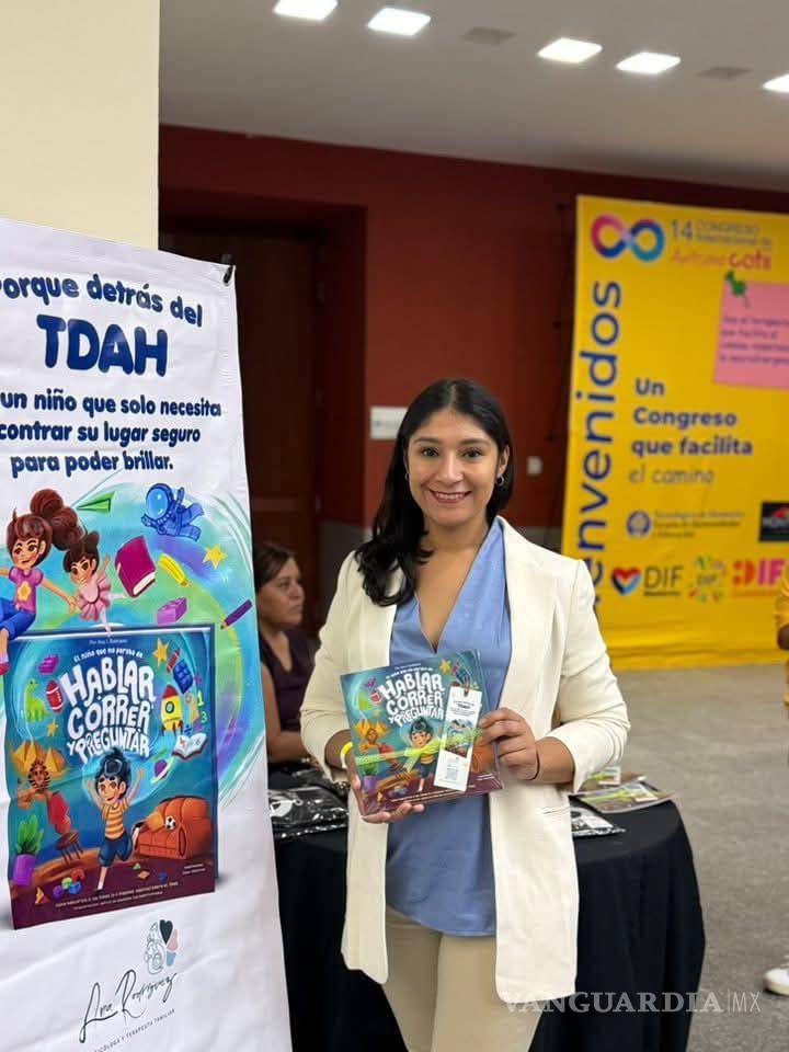 Psicóloga de Saltillo publica un libro para que niños y adultos conozcan lo que es el TDAH