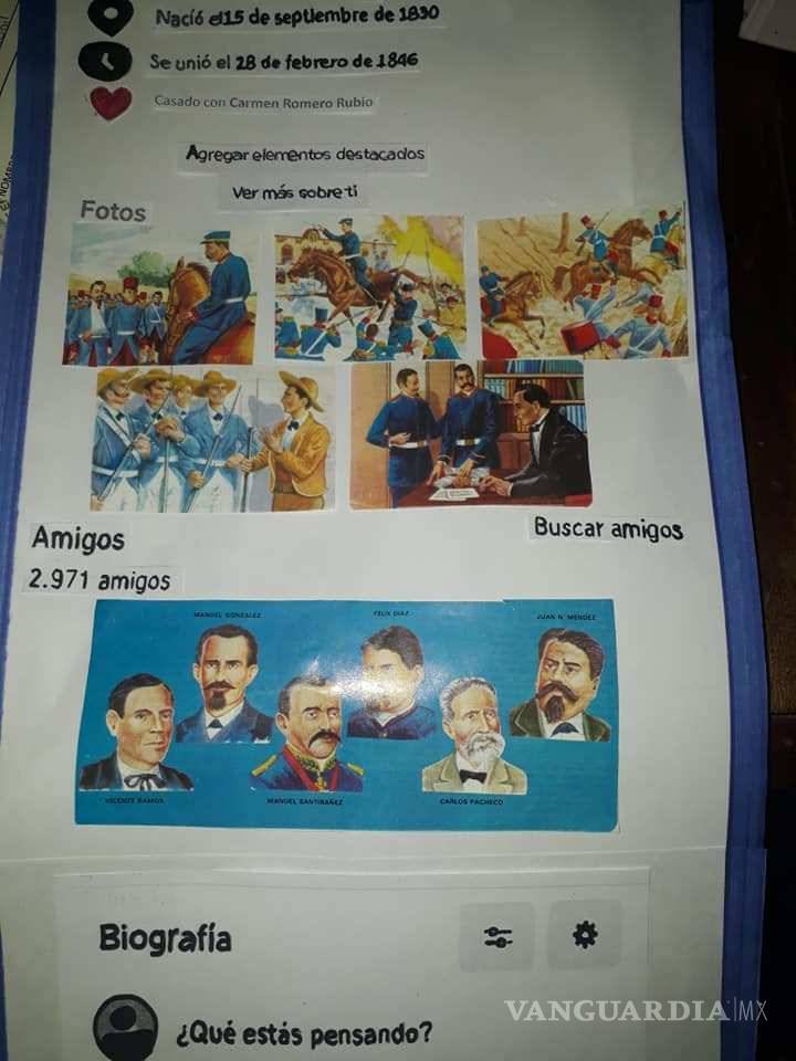 $!Tarea de Porfirio Díaz conquista redes sociales