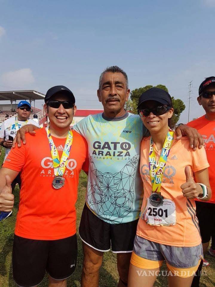 $!La pareja forma parte del Club de Corredores Gato Araiza desde 2013, grupo que consideran una segunda familia.