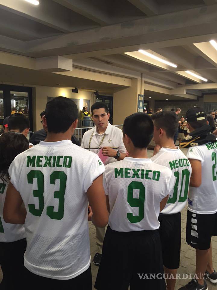 $!Equipo saltillense vive la experiencia NFL y acude al juego entre Steelers vs Nueva Orleans