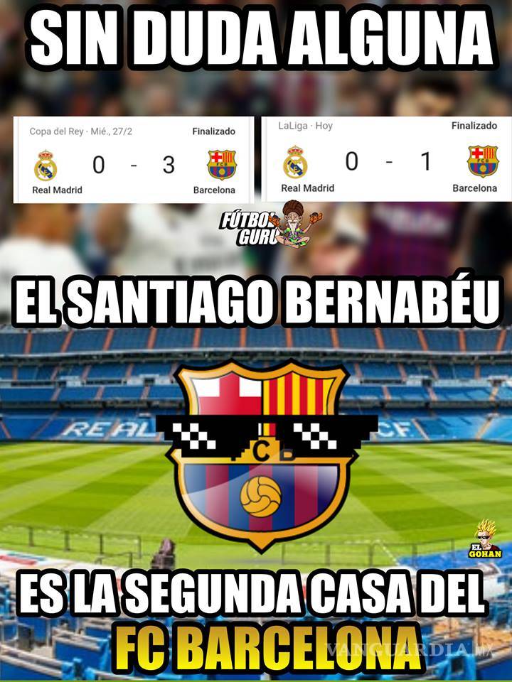 $!Los memes de la victoria del Barcelona sobre el Real Madrid