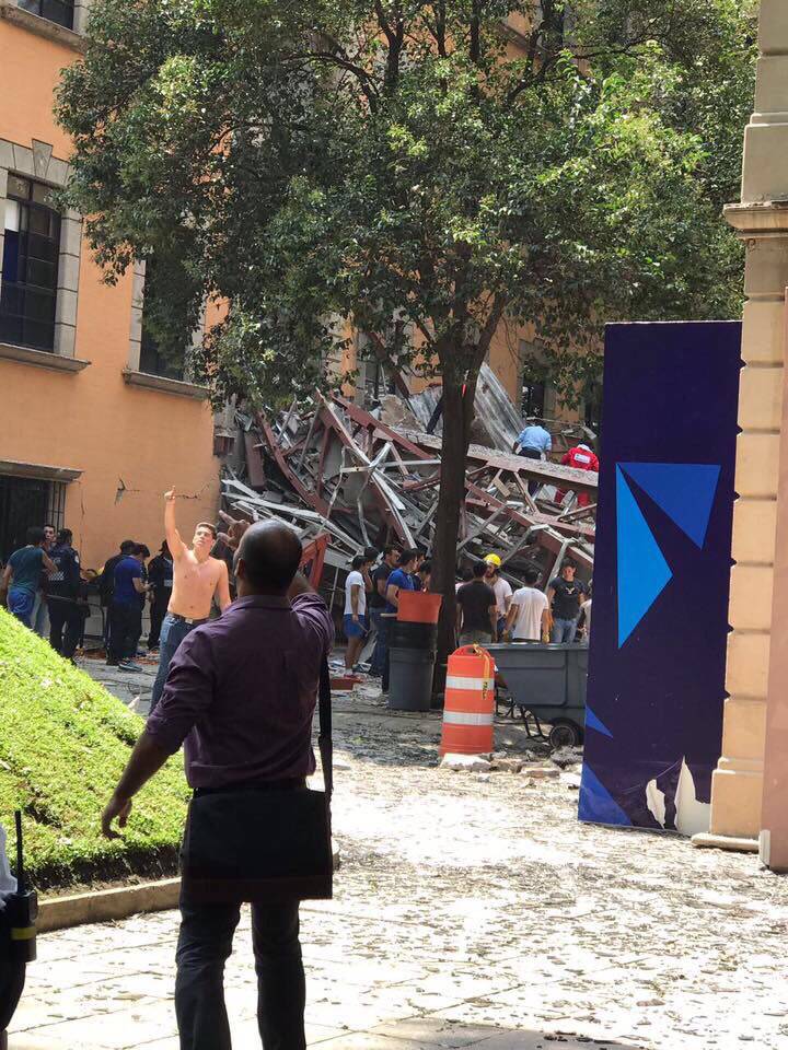 $!Fotos del desastre que dejó el sismo en la Ciudad de México