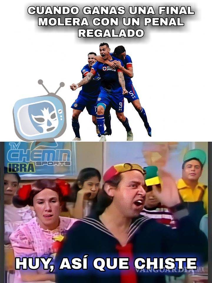 $!Los memes del título del Cruz Azul