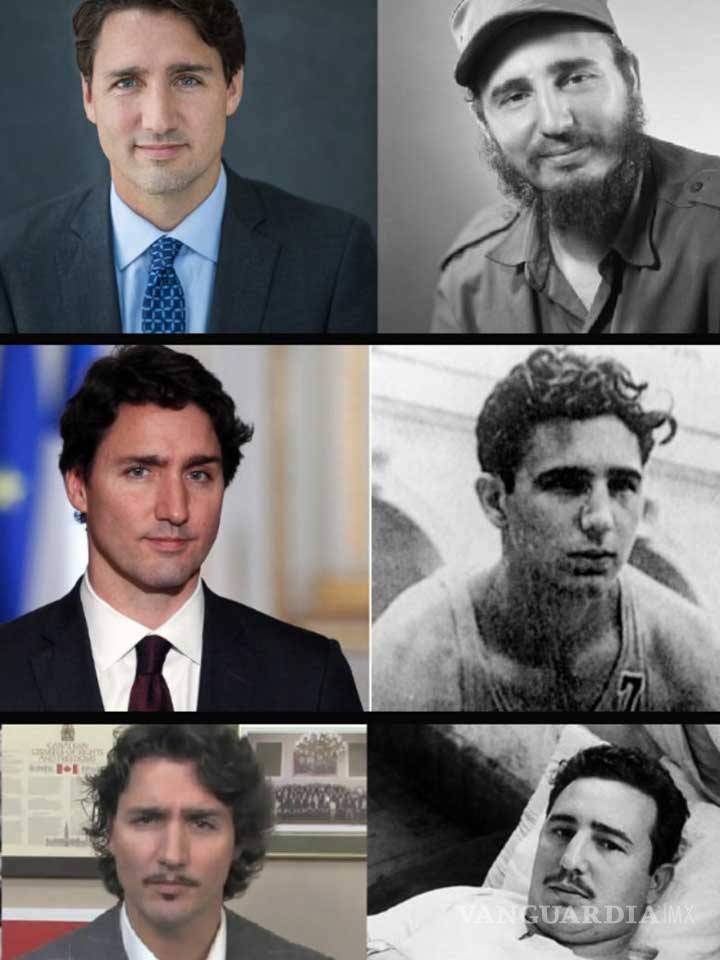 $!La nueva teoría de redes sociales: ¿Es Fidel Castro el verdadero padre de Justin Trudeau?