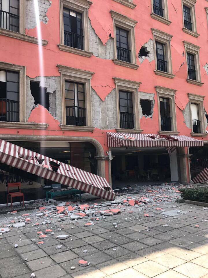 $!Fotos del desastre que dejó el sismo en la Ciudad de México