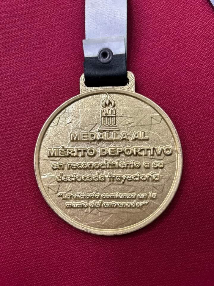 $!Incluso obtuvo la medalla al Mérito Deportivo, por su trayectoria.