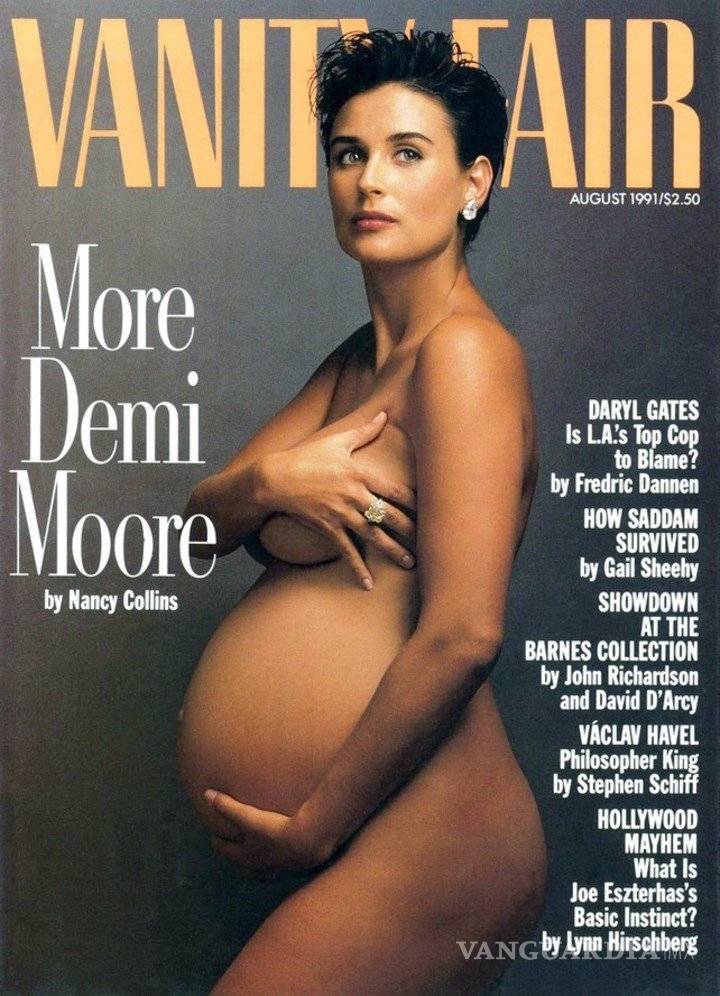 $!Demi Moore se desnuda a los 56 y es portada de Harper's Bazaar