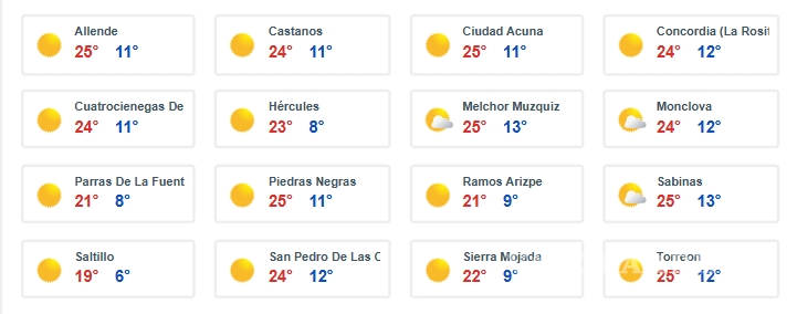 $!¿Más frío? Heladas para el domingo en 6 estados; frente frío #12 ocasionará lluvias en Tamaulipas