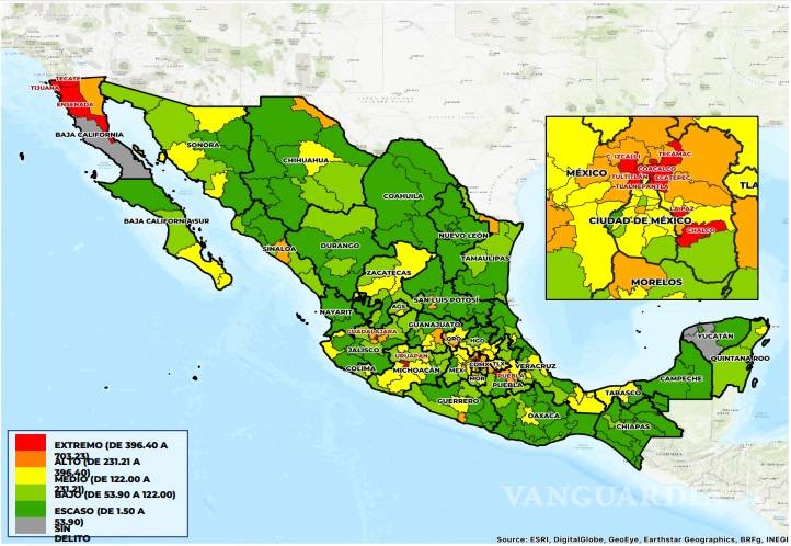 $!Los municipios donde se roban más vehículos en México
