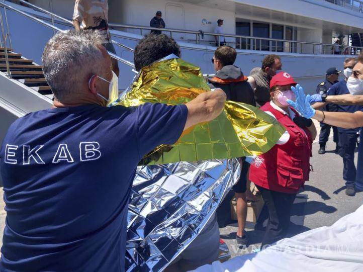 Las impactantes imágenes del terrible naufragio en Grecia; murieron 78 migrantes