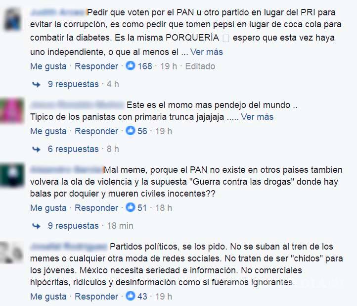 $!Tunden al PAN en redes sociales por usar un meme