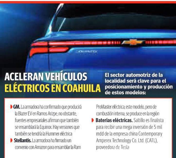 $!Revelan que se producirá también Chevrolet Equinox eléctrica en Ramos Arizpe