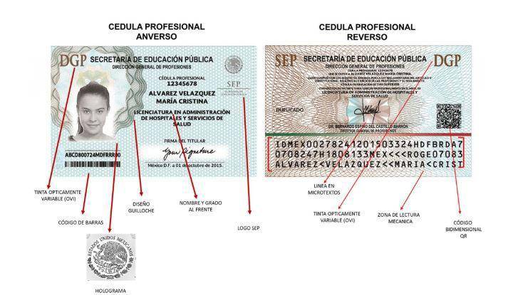 $!Así es una cédula profesional.