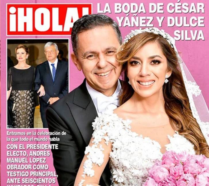 $!'No me casé yo'; responde AMLO a críticas por boda de César Yáñez