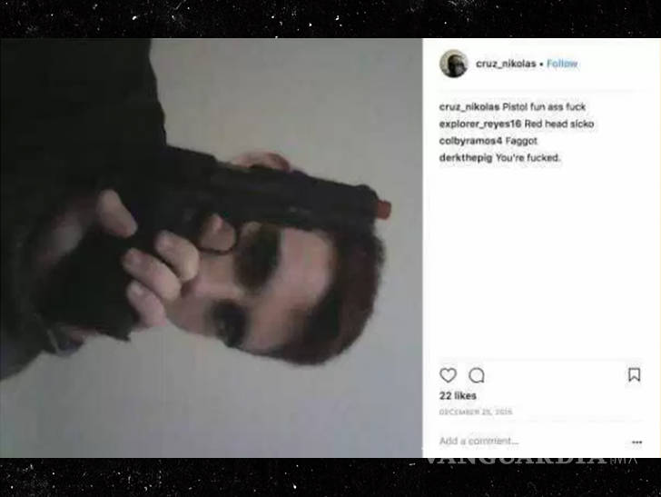 $!Sale a la luz Instagram del autor de masacre en Florida; ¡estaba obsesionado con las armas!