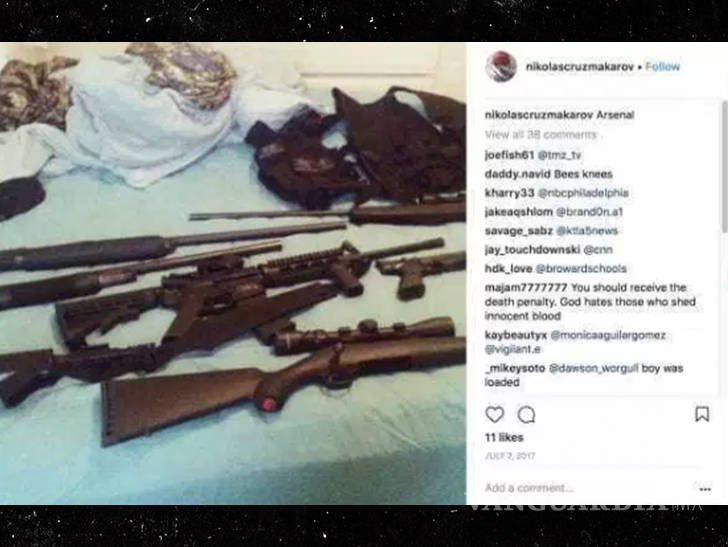 $!Sale a la luz Instagram del autor de masacre en Florida; ¡estaba obsesionado con las armas!